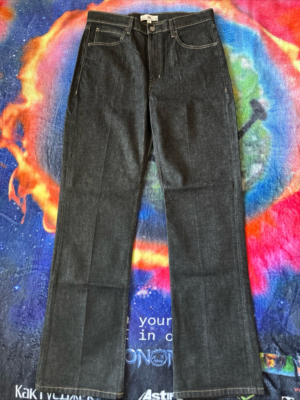 Dark Wash Stacked Denim Jeans - Banana Republic 31L